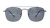 KNIGHT HORSE KN S10078 KN-S-10078 Gun Metal Large Aviator Full Rim UVSunglasses