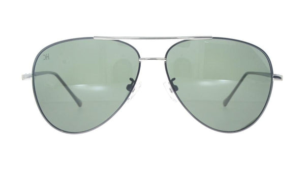 KNIGHT HORSE KN S10114 KN-S-10114 Silver Large Aviator Full Rim UVSunglassesPS