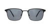 KNIGHT HORSE KN S10149 KN-S-10149 Matte-Black Large Square Full Rim UV Sunglasses