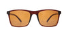 KNIGHT HORSE KN S10172 KN-S-10172 Brown Large Square Full Rim UV Sunglasses