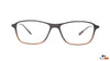 Martin Snow MS A10195 Brown Rectangle Medium Full Rim Eyeglasses