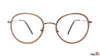 TAG Hills TG A10782 2621 Brown Round Medium Full Rim Eyeglasses
