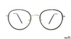 TAG Hills TG A10787 2621 Gold Round Medium Full Rim Eyeglasses