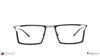 Stark Wood SW A10149 Black Rectangle Full Rim Eyeglasses