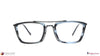 Stark Wood SW A10182 Blue Rectangle Full Rim Eyeglasses
