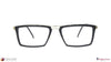 Stark Wood SW A10232 Black Rectangle Full Rim Eyeglasses