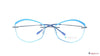 Stark Wood SW A10415 Blue Wayfarer Medium Full Rim Eyeglasses