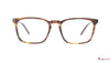 Stark Wood SW A10472 Brown Rectangle Medium Full Rim Eyeglasses