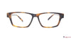 Stark Wood SW A10501 Brown Rectangle Medium Full Rim Eyeglasses