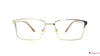 Stark Wood SW A10534 Gold Rectangle Medium Full Rim Eyeglasses