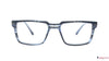 Stark Wood SW A10557 Blue Rectangle Medium Full Rim Eyeglasses