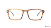 Stark Wood SW A10590 Brown Rectangle Medium Full Rim Eyeglasses