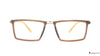Stark Wood SW A10602 Chocolate Rectangle Medium Full Rim Eyeglasses
