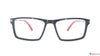 Stark Wood SW A10657 Black Rectangle Medium Full Rim Eyeglasses