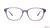 Stark Wood SW A10661 Purple Rectangle Medium Full Rim Eyeglasses