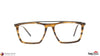 TAG Hills TG A10010 Stripped Rectangle Full Rim Eyeglasses