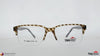 TAG Hills TG A10035 Stripped Rectangle Half Rim Eyeglasses