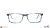 TAG Hills TG A10116 Blue Rectangle Full Rim Eyeglasses