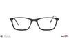 TAG Hills TG A10151 Matte-Black Rectangle Full Rim Eyeglasses
