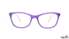 TAG Hills TG A10264 Purple Rectangle Medium Full Rim Eyeglasses
