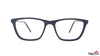 TAG Hills TG A10278 Matte-Black Rectangle Medium Full Rim Eyeglasses