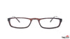 TAG Hills TG A10290 Brown Rectangle Medium Full Rim Eyeglasses