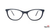 TAG Hills TG A10307 Matte-Black Cat Eye Medium Full Rim Eyeglasses