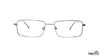 TAG Hills TG A10334 Gun Metal Rectangle Medium Full Rim Eyeglasses