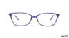 TAG Hills TG A10351 Purple Rectangle Medium Full Rim Eyeglasses