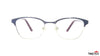 TAG Hills TG A10392 Purple Square Medium Full Rim Eyeglasses