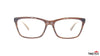 TAG Hills TG A10398 Brown Rectangle Medium Full Rim Eyeglasses