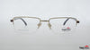 TAG Hills TG A10410 Gold Rectangle Medium Half Rim Eyeglasses