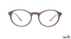 TAG Hills TG A10421 Matte-Black Round Medium Full Rim Eyeglasses