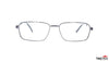 TAG Hills TG A10423 Silver Rectangle Medium Full Rim Eyeglasses