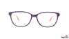 TAG Hills TG A10431 Purple Rectangle Medium Full Rim Eyeglasses