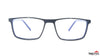 TAG Hills TG A10441 Blue Rectangle Medium Full Rim Eyeglasses