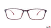 TAG Hills TG A10470 Red Rectangle Large Full Rim Eyeglasses