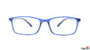 TAG Hills TG A10471 Blue Rectangle Medium Full Rim Eyeglasses