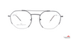 TAG Hills TG A10529 Brown Aviator Medium Half Rim Eyeglasses