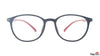 TAG Hills TG A10647 23302 Matte-Black Round Medium Full Rim Eyeglasses