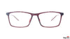 TAG Hills TG A10650 23302 Red Rectangle Medium Full Rim Eyeglasses