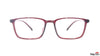 TAG Hills TG A10685 23301 Red Rectangle Medium Full Rim Eyeglasses