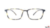 TAG Hills TG A10696 23301 Pattern Rectangle Medium Full Rim Eyeglasses