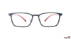 TAG Hills TG A10734 23315 Matte-Black Rectangle Medium Full Rim Eyeglasses