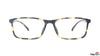 TAG Hills TG A10760 23307 Pattern Rectangle Large Full Rim Eyeglasses