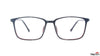 TAG Hills ZERO POWER BLUE SAFE DIGITAL PROTECTION TG A10938 Royal Navy Maroon Rectangle Medium Full Rim Eyeglasses