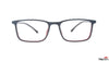 TAG Hills ZERO POWER BLUE SAFE DIGITAL PROTECTION TG A10960 Royal Navy Maroon Rectangle Medium Full Rim Eyeglasses