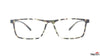 TAG Hills ZERO POWER BLUE SAFE DIGITAL PROTECTION TG A10968 Royal Navy Pattern Rectangle Medium Full Rim Eyeglasses