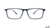 TAG Hills ZERO POWER BLUE SAFE DIGITAL PROTECTION TG A10973 Royal Navy Black Rectangle Medium Full Rim Eyeglasses