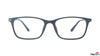 TAG Hills ZERO POWER BLUE SAFE DIGITAL PROTECTION TG A11000 Royal Navy Matte-Black Rectangle Medium Full Rim Eyeglasses